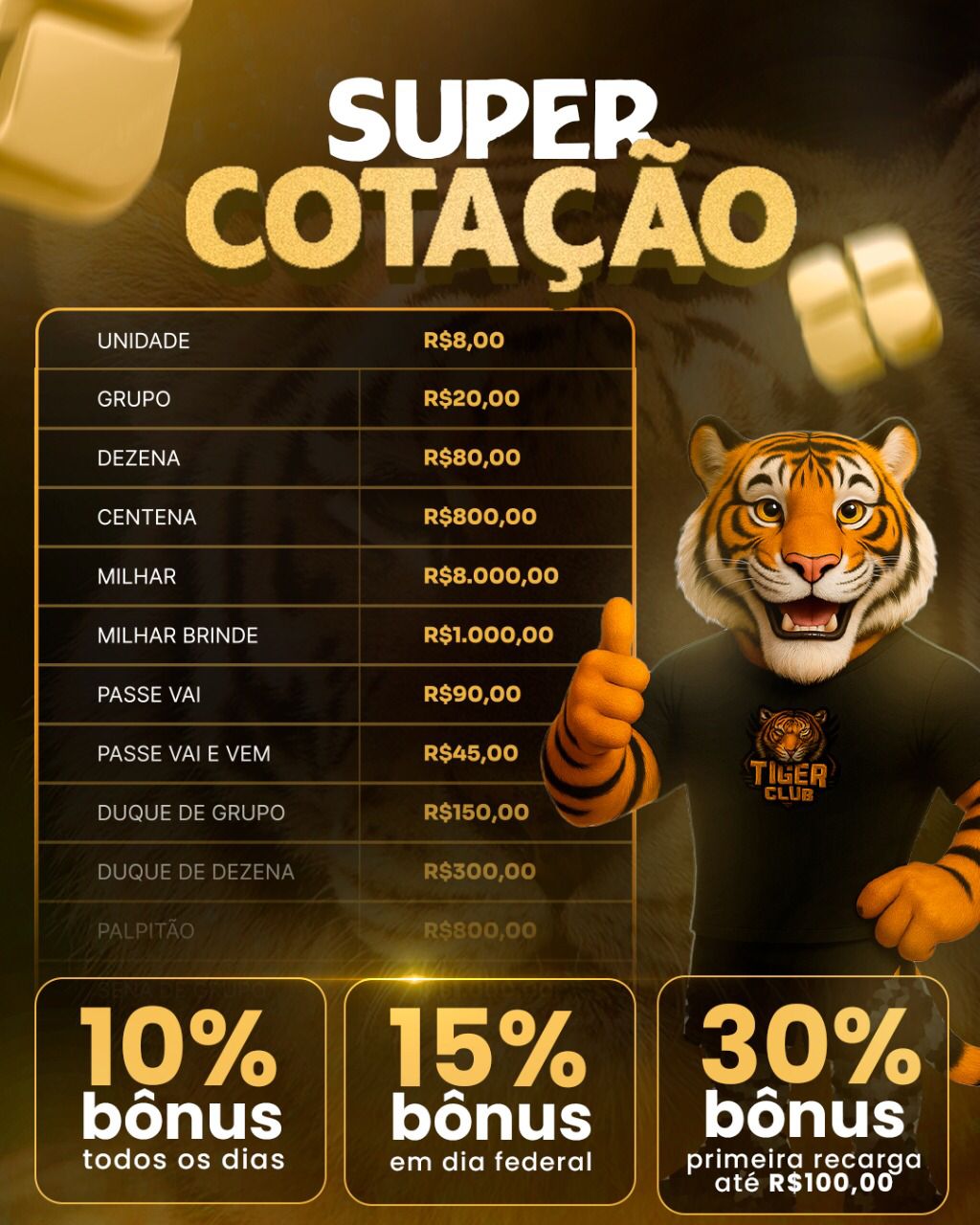 Tiger Club - Novo App